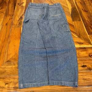 Y2K Damani Dada Vintage Unique Baggy Carpenter Jeans Size 36x31